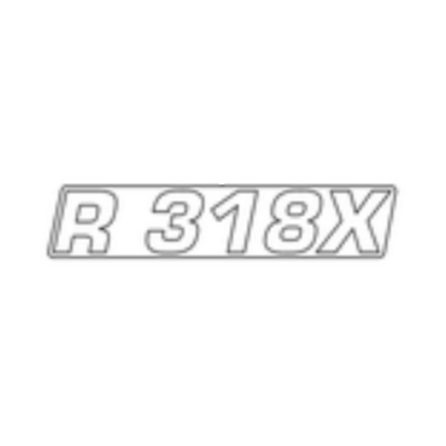 Decal engine hood r 318x