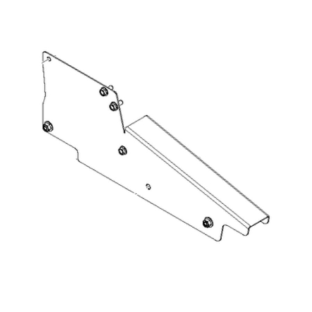Plate wedge, z300/z400 orange x668, right