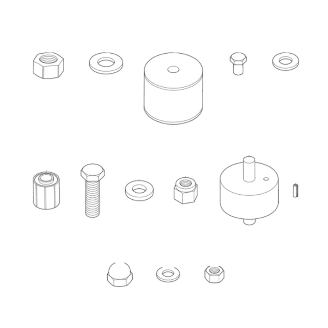 Repair kit shock absorber lg 505 US/ca