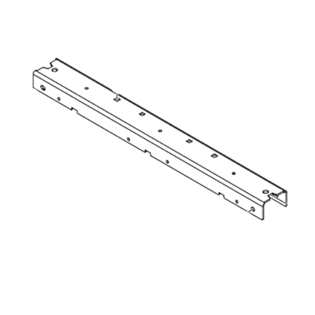 Bracket rear seat cross member black x431