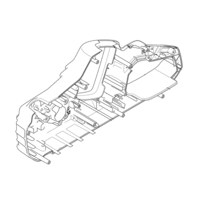 Chassis clutch side RH 300 assembly