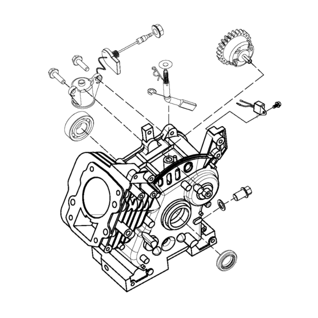 Crankcase assembly
