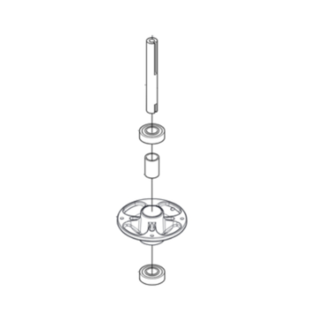 Blade housing assembly left position (right thread)