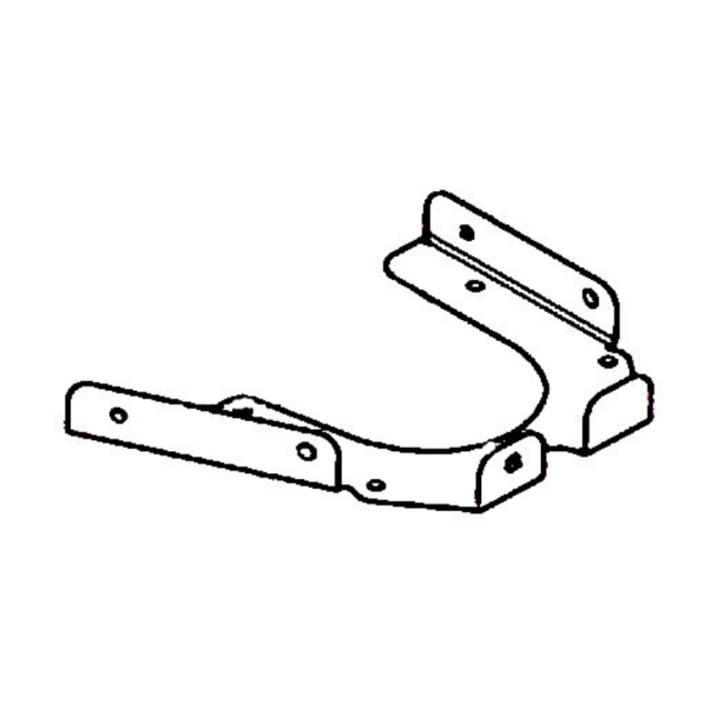 Bracket z460/454x/460x deck pulley cover LH gray (x498)
