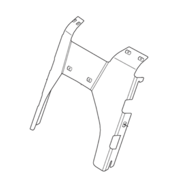 Front cover weld assembly pg 690/830 single drive