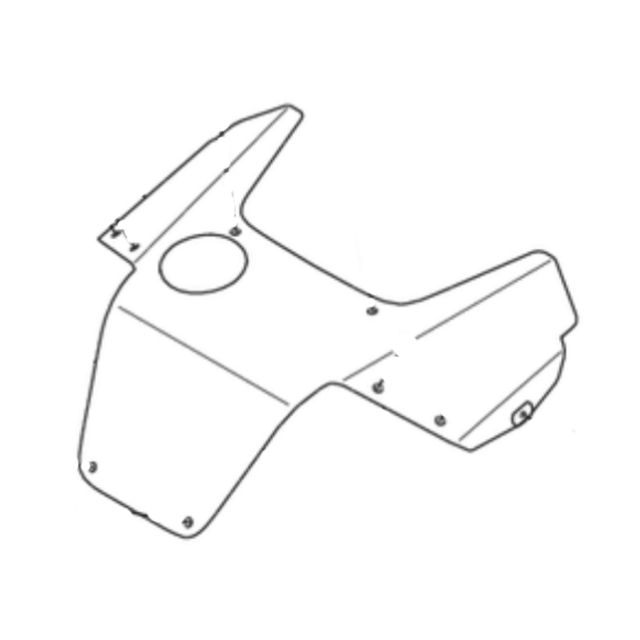 Cover top weld assembly pg 690/830 cut-out water tank