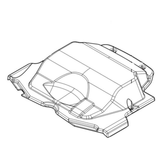 Rear axle cover P520, P525