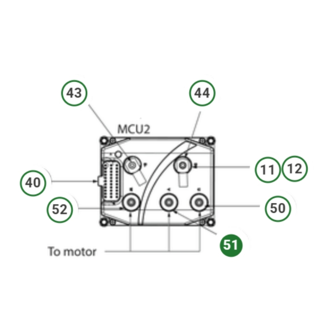 Wiring assembly phase cables w204 - v