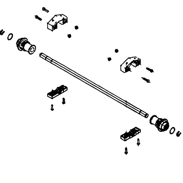 Axle Rear Axle Set 5985133-01