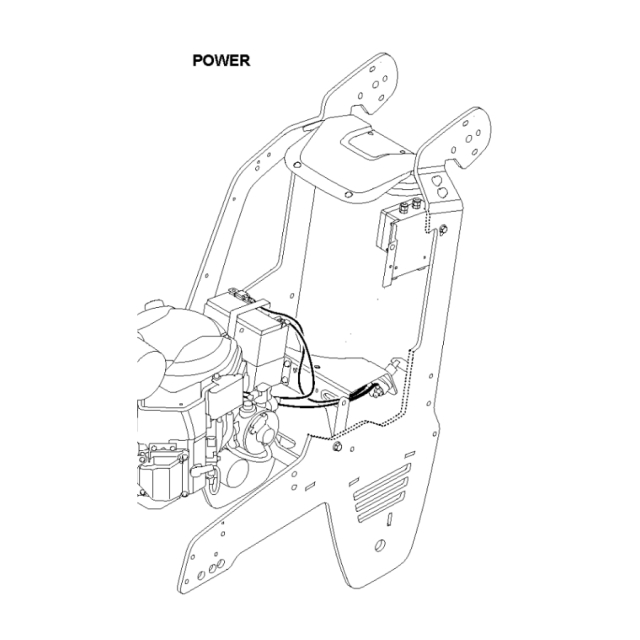 Cable harness battery pg propane