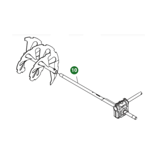Shaft, feed screw