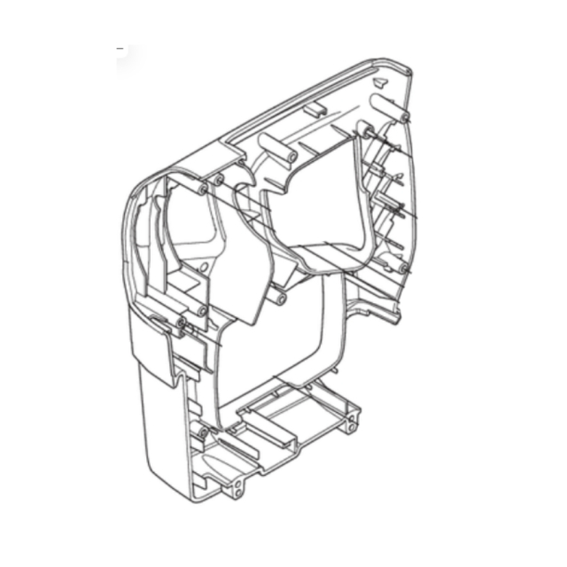 Handle half dm540i right