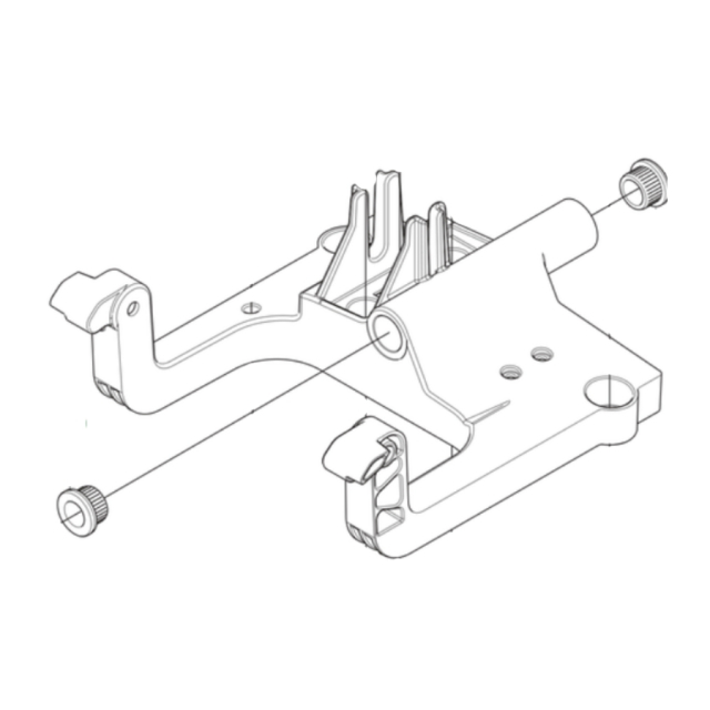 Bracket interface + bushing