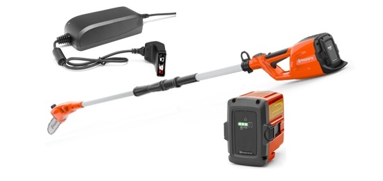 HUSQVARNA 115iPT4 Battery Polesaw + BLi10 & QC80