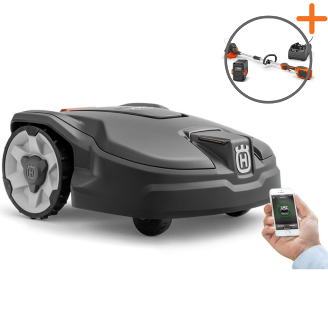 Husqvarna Automower® 315 Mark II including Connect | Battery trimmer included for free!
