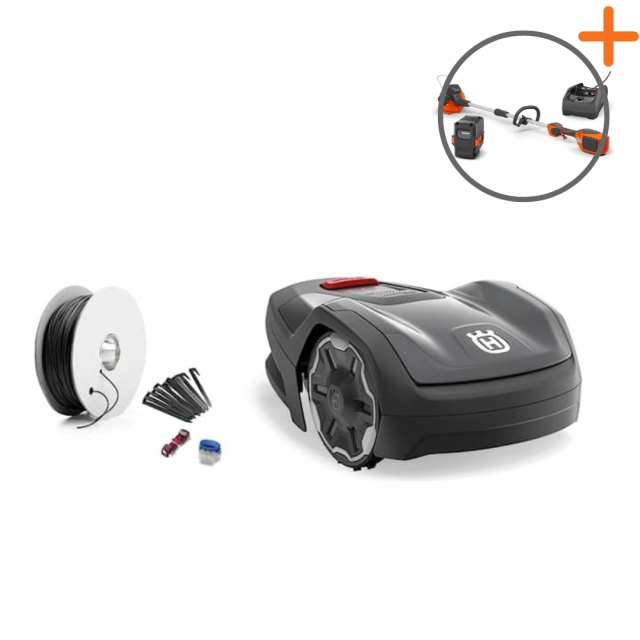 Husqvarna Automower® Aspire™ R4 Start Kit | Battery trimmer included for free!