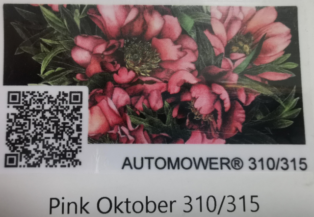 Foil set for Automower 310/315- Pink Oktober