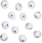 Golf balls Callaway Warbird, logo Husqvarna