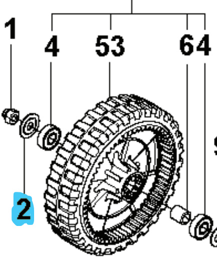 Cover Washer 2956667-02