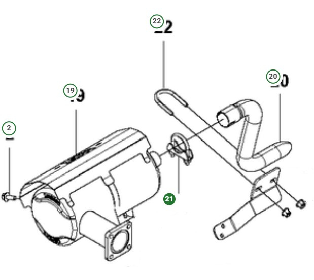 Clamp Assy Exhaust Diameter 35