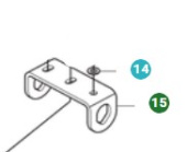 Bracket, Holder Rear Wheel Axle 5013213-01 Bracket, Holder Rear Wheel Axle 5013213-01