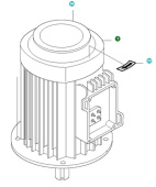 Electric motor 9.2Kw, 575-600V Electric motor 9.2Kw, 575-600V