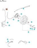 Husqvarna Spark plug cover 5014854-02 Husqvarna Spark plug cover 5014854-02