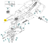 Cable compl Rider 11, 13, 15, 16, 18, 418Ts, PR17, FR2213MA Cable compl Rider 11, 13, 15, 16, 18, 418Ts, PR17, FR2213MA
