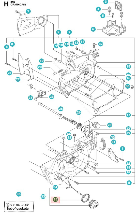 Tank Cap Gasket 5016268-01