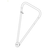 Handle assembly upper grey Handle assembly upper grey