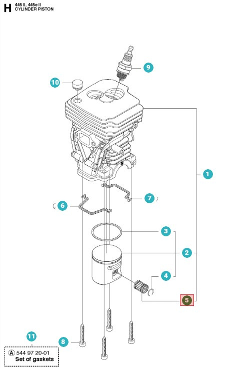 Piston Bolt Bearing 5032563-02
