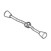 Lever assembly with two knobs Lever assembly with two knobs