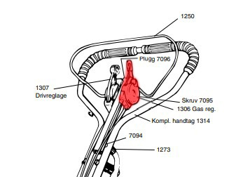 Throttle/Brake Controls Pro S OHV 5032989-01