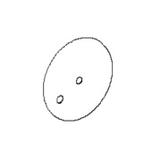 Wheel plate Brilliant right, 2 Holes Wheel plate Brilliant right, 2 Holes