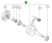 Crankshaft 5037487-05 Crankshaft 5037487-05