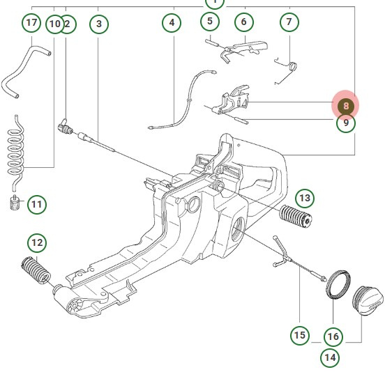 Throttle Control Kpl, 5038298-02