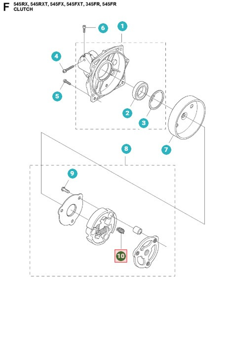 Clutch spring 5054353-02