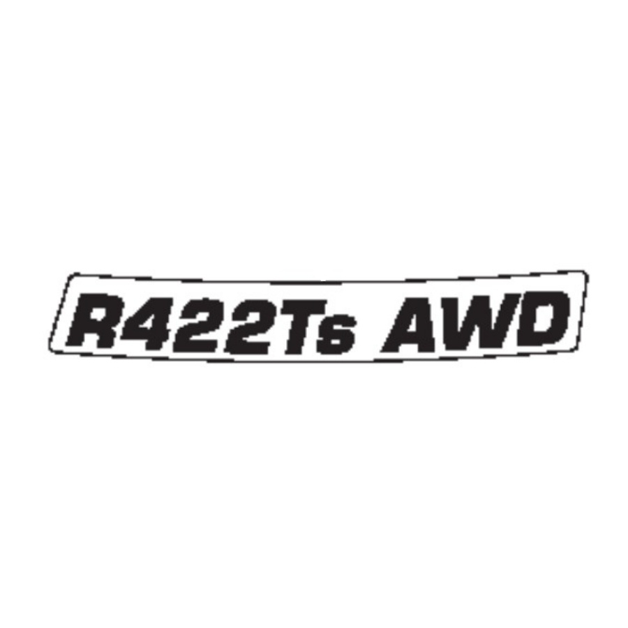 Decal R422Ts AWD