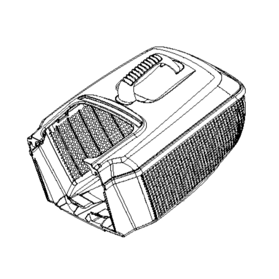 Spare parts grass box assembly