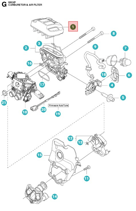 Air Filter 550XP/XPG/545