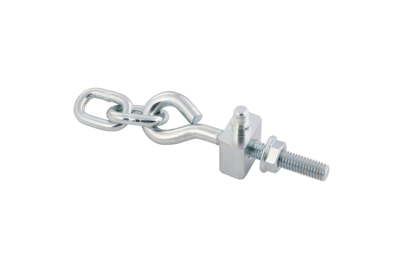 Link assembly deck suspension, eye bolt assembly