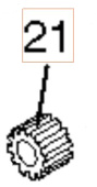Gear 5321021-15 Gear 5321021-15