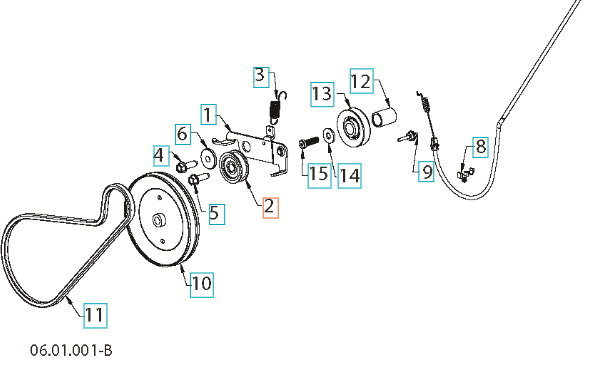 Pulley, Idler, Flat 5321660-43