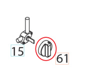 Fuel Knob - Snow 5324327-52 Fuel Knob - Snow 5324327-52