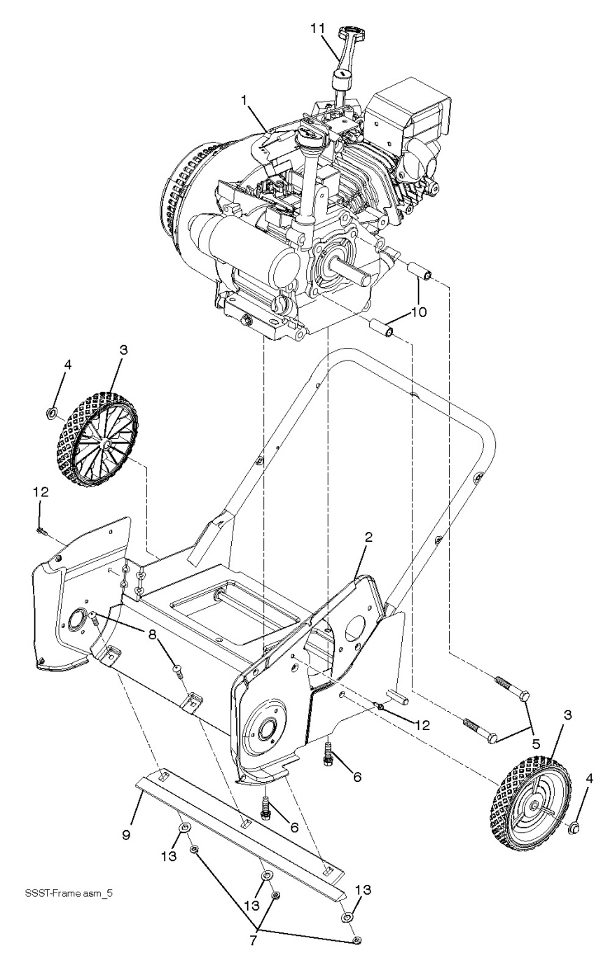Wheel McCulloch SB121, ST53, MC621, MSB121