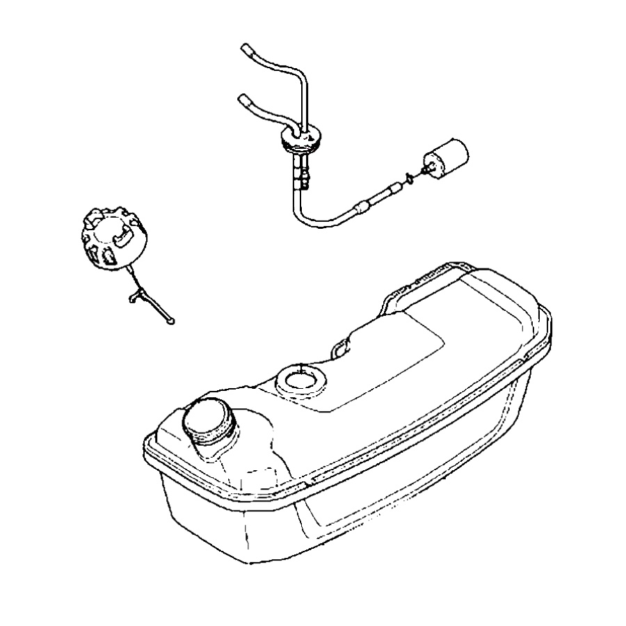 Fuel tank assembly 79CC, blower hu
