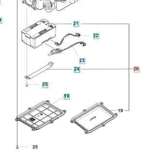 BATTERY kit 435XAWD,535AWD, Nera