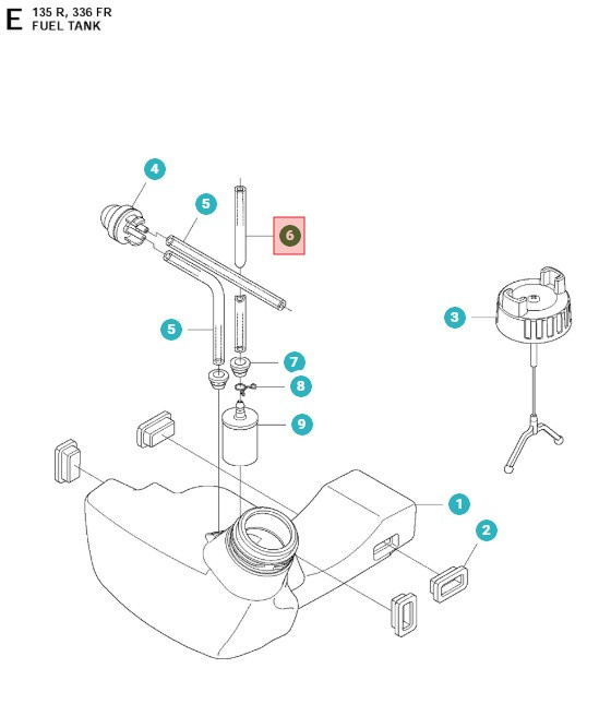 Fuel hose 5370523-01