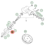 Tin cup 5372926-01 Tin cup 5372926-01