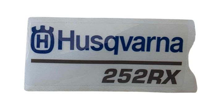 Decal Cylinder cover Husqvarna 252RX